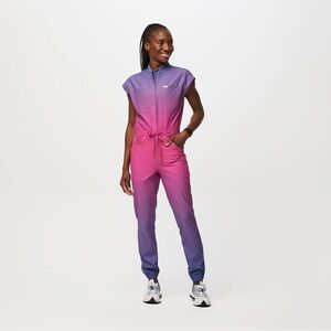 Figs NWOT Sunset Rafaela™ FREEx™ Cargo ScrubJumpsuit™ size large.